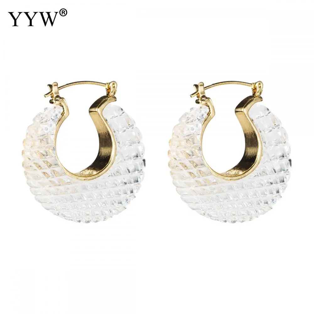 Зеленые/белые женские висячие серьги с полыми фотоэлементами изысканные