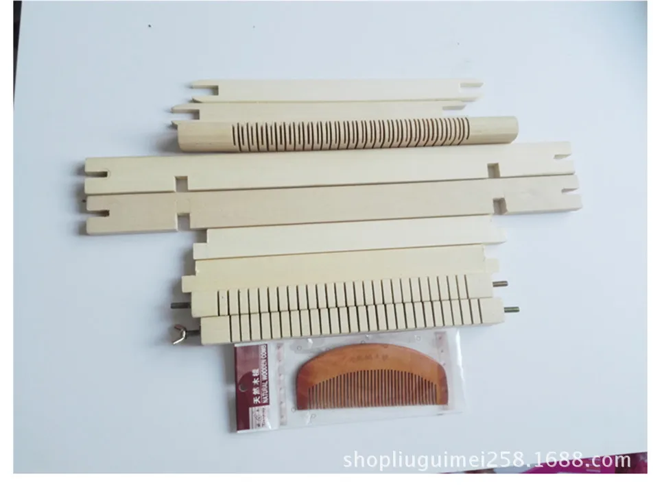 Деревянные DIY сборка традиционного ткацкого станка детская игрушка ремесло прочный ткацкий каркас вязальная машина научная образовательная игрушка