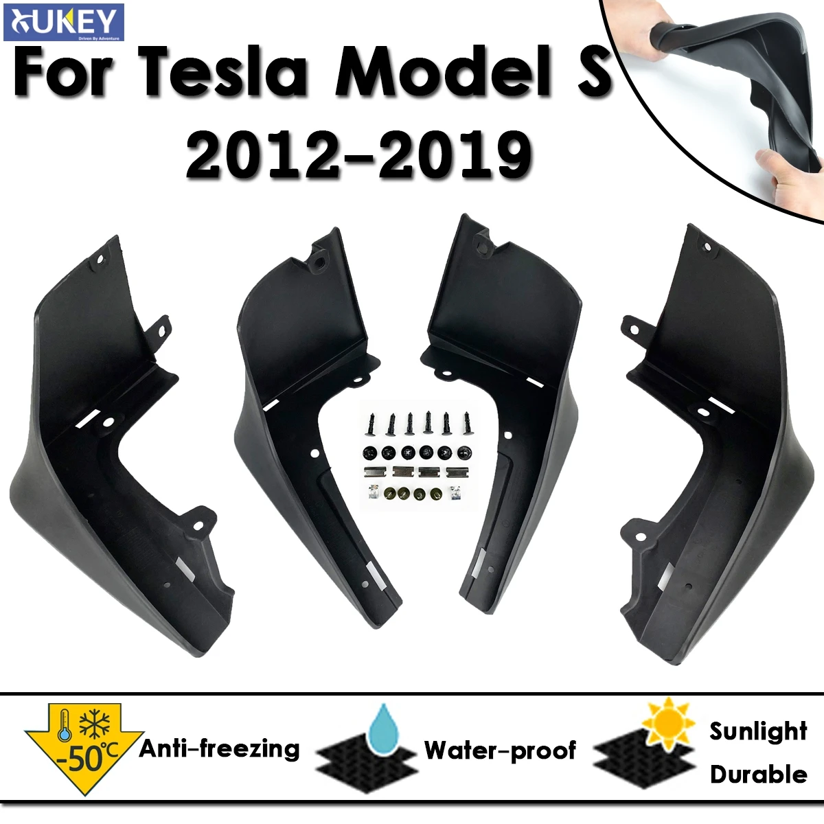Брызговики для Tesla Model S 2012 2013 2014 2016 2017 2018 2019|Грязезащита| |