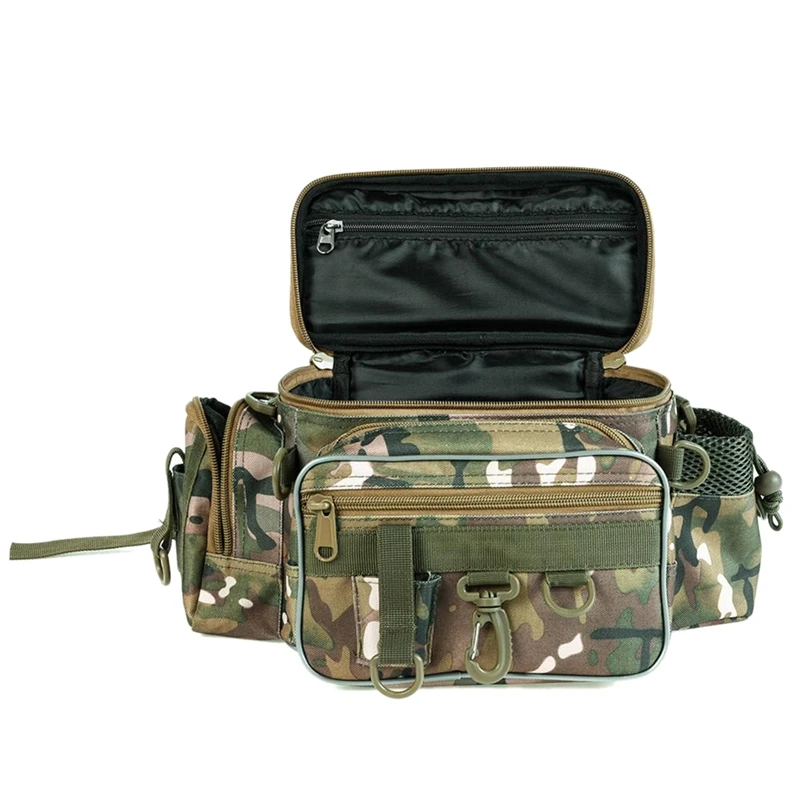 

Multi-Purpose Fishing Bag Outdoor Tool Bag Shoulder Bag Waist Bag