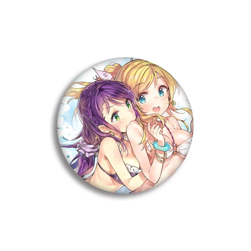 Kawaii Япония Love Live! Коллекционная брошь Lovelive Minami koдори Ядзава Нико Милая