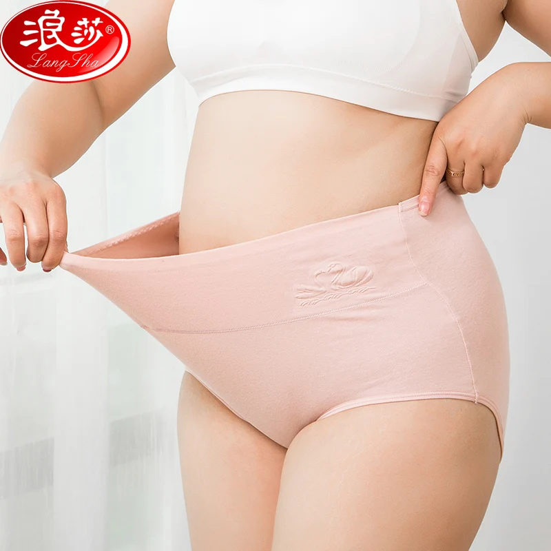 Трусы женские с высокой талией хлопок цвет в ассортименте M L XL XXL 4 шт./лот | Женская