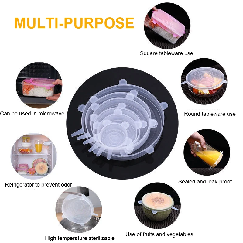 Аксессуары для кухонной посуды универсальные силиконовые аксессуары|Другие