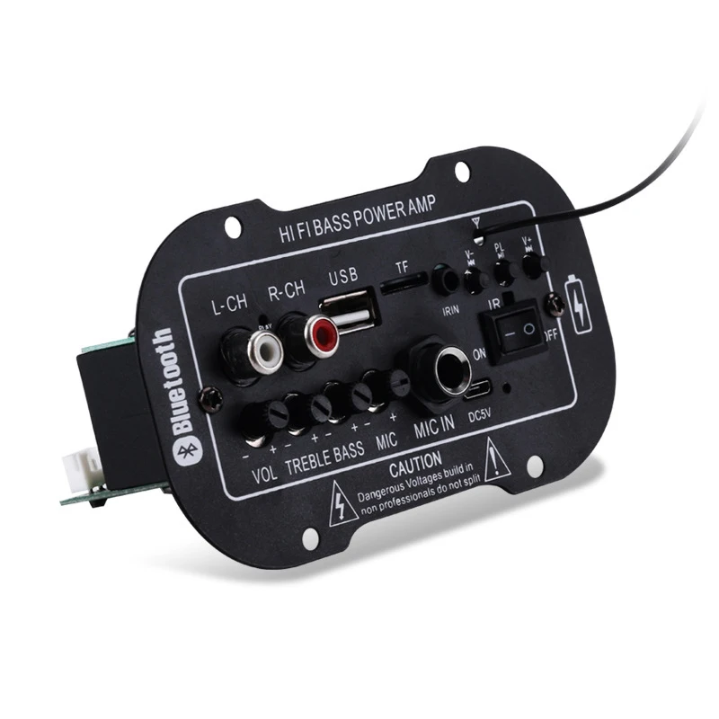 7.4V Car Bluetooth-compatible 2.1 Hi-Fi Bass Power AMP Mini Amplifier Radio Audio Digital USB TF Remote Control | Автомобили и
