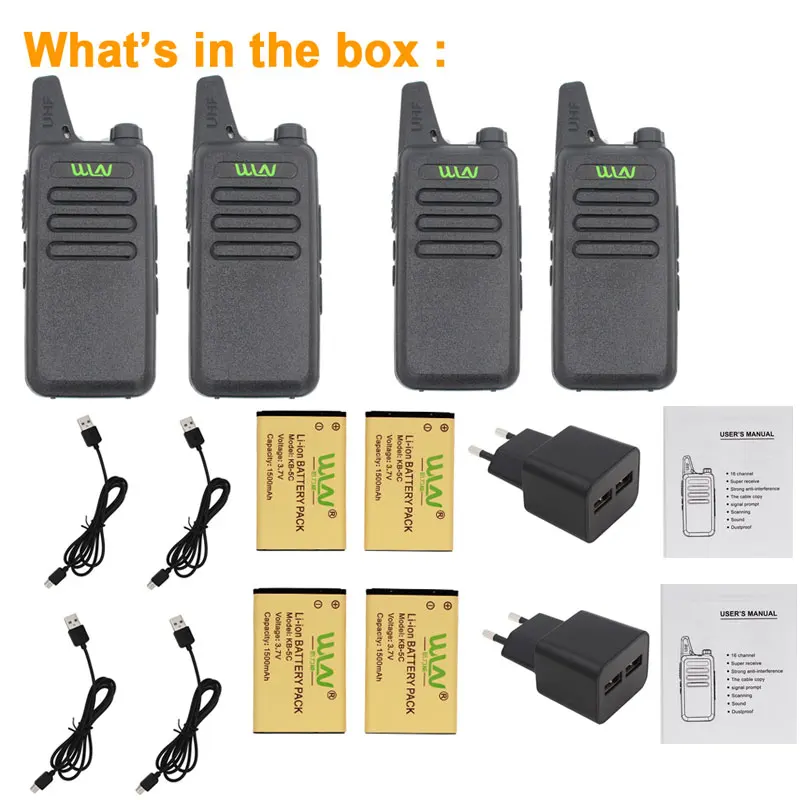 WLN KD-C1 мини иди и болтай Walkie Talkie UHF приемно-передающая радиоустановка 5 Вт мини Портативный 2 Way Радио УВЧ 400-470Mh радио иди и болтай Walkie Talkie - Цвет: 4PS