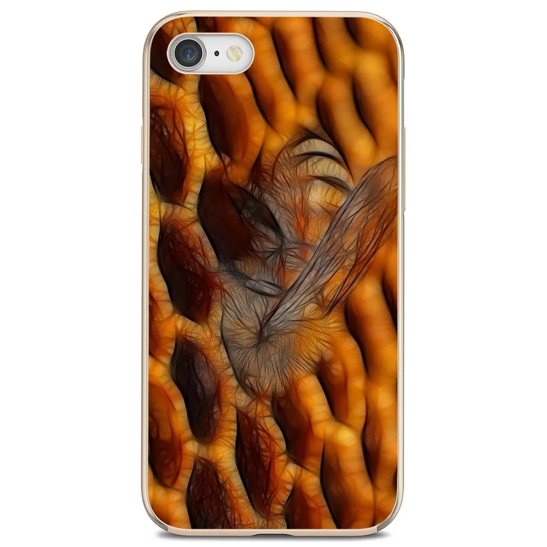 Чехол для мобильного телефона с золотой сотовой структурой и Пчелой Samsung Galaxy A9 A8