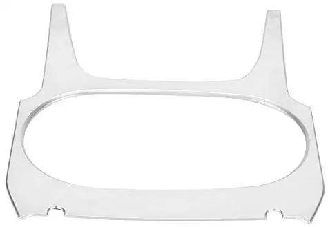 

Серебряный Автомобильный Центральный держатель для чашки, панель, обшивка, подходит для Porsche Cayenne 2018 2019, автомобильный Стайлинг, Обложка, отделка, украшение