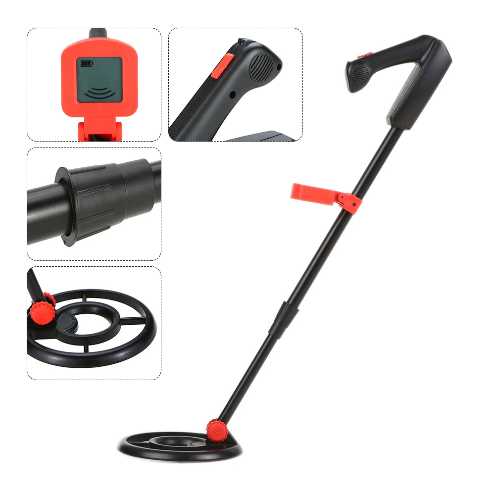 Водонепроницаемый металлоискатель ЖК дисплей чувствительный поиск монета