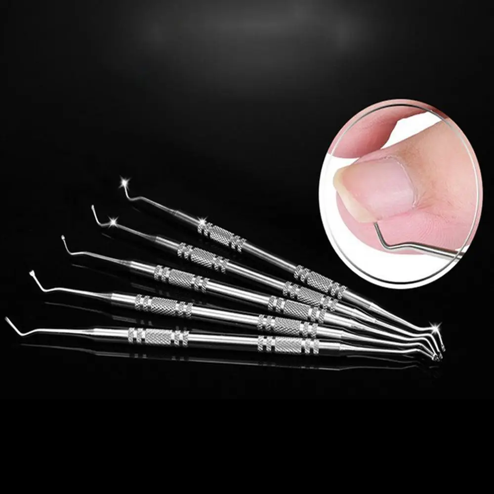

Professional Ingrown Toe Nail Correction Lifter File Clean Installation Tool Pedicure Foot Nail Care Hook Toenails