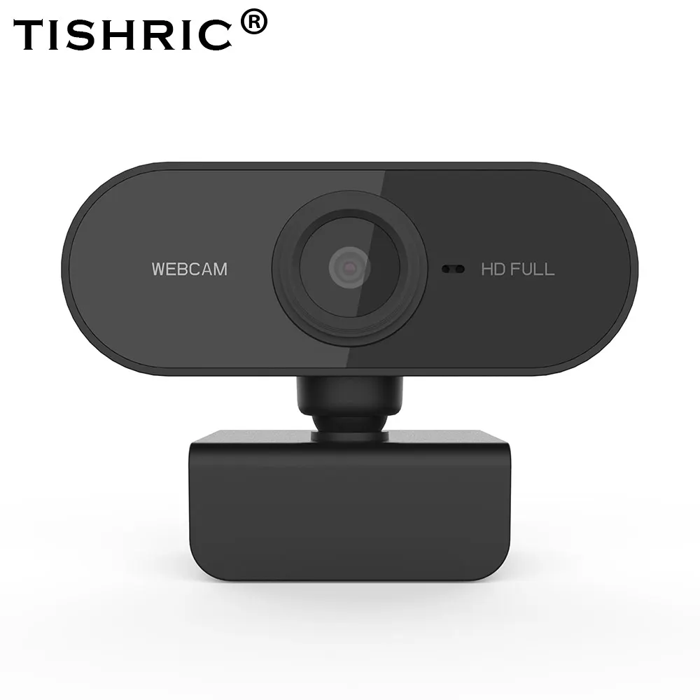 Веб-камера TISHRIC HD 1080P мини-камера с USB веб-камера микрофоном для ПК прямых