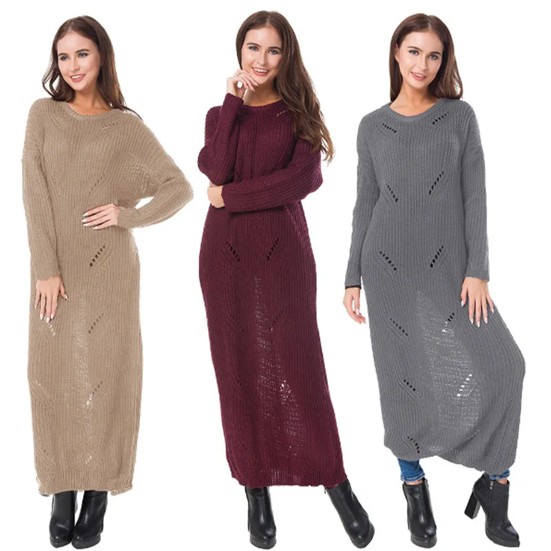 

Women's Cutout Exta-Long Sweater for Spring 2018