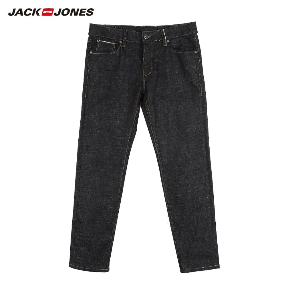 JackJones Мужские Повседневные Удобные Свободные прямые укороченные джинсы 219132579 |
