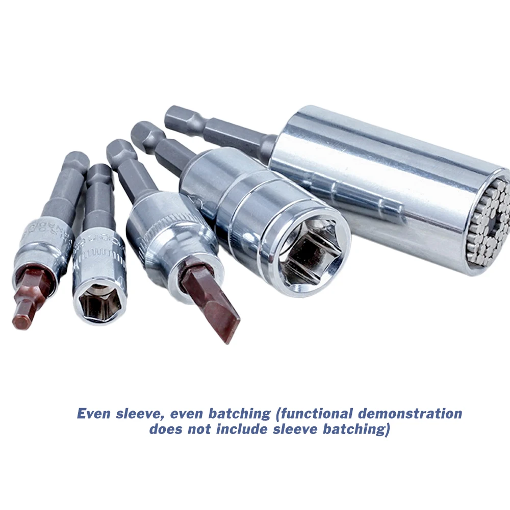 Переходник для гнезда 3 шт. шестигранный хвостовик из хромованадиевой стали 1/4