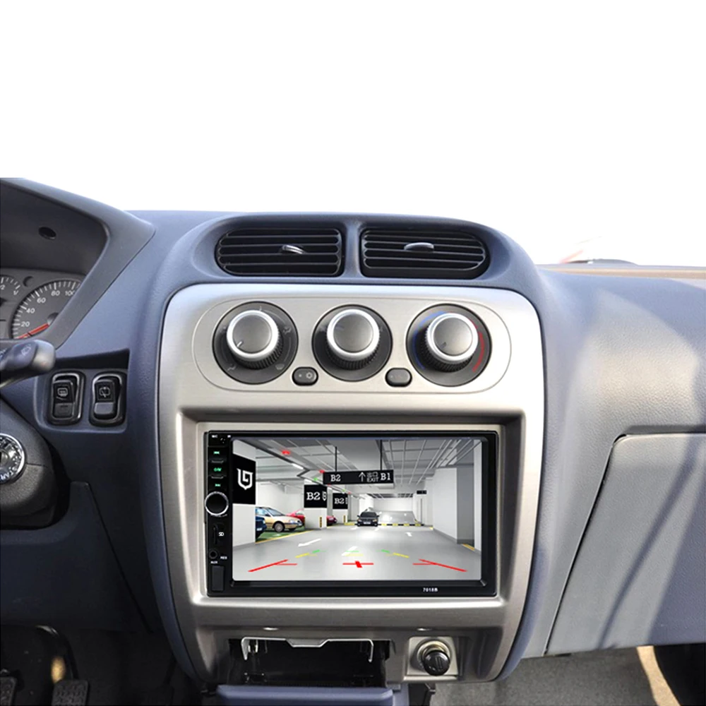 Автомагнитола Hikity 7018B MP5 плеер с 7 &quotHD Bluetooth камерой заднего вида FM радио