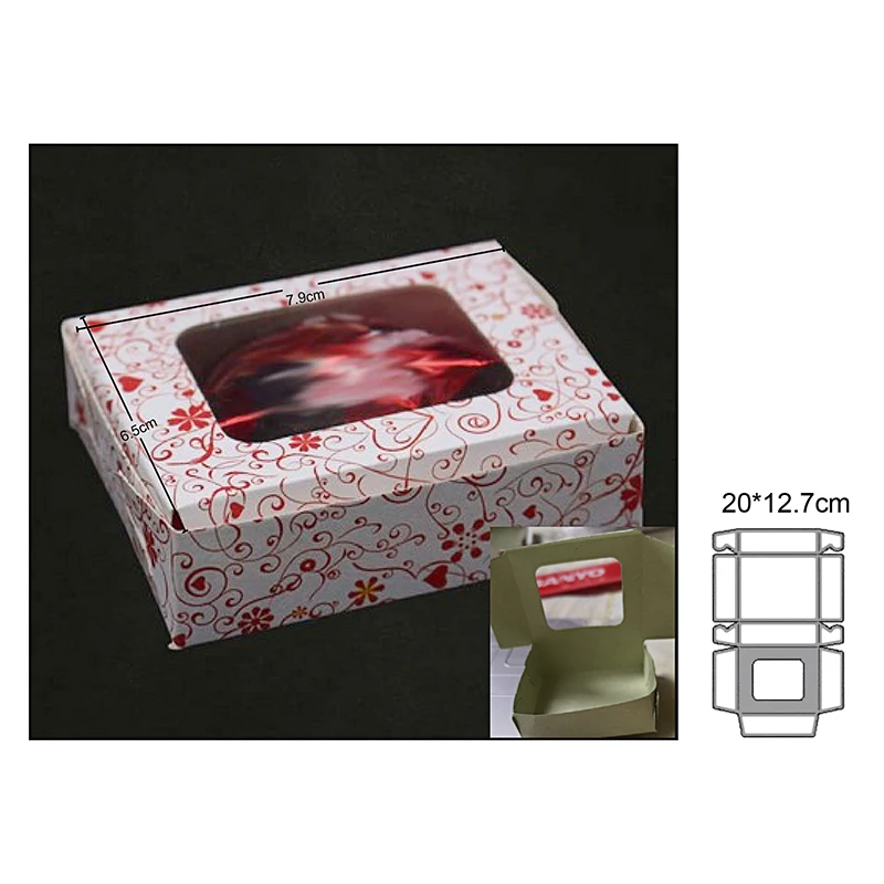 

Candy Box case Gift Dies for Card Making Metal Cutting Dies Scrapbooking Craft Dies Stencil Die Cut