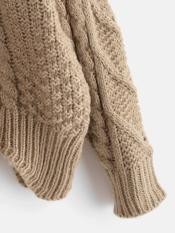 ZAFUL пуловер женский джемпер водолазка красный свитер теплый Рождественский