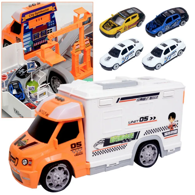 Deformable fire police racing container грузовик парковочный сплав трек автомобиль электрический