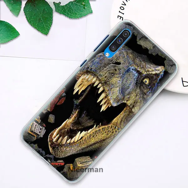 02 Динозавры юрского периода телефонные чехлы для samsung Galaxy A10 A20e A30 A40 A50 A60 A70 A80 A6 A8+ A7 A9 жесткий чехол из поликарбоната - Цвет: 02