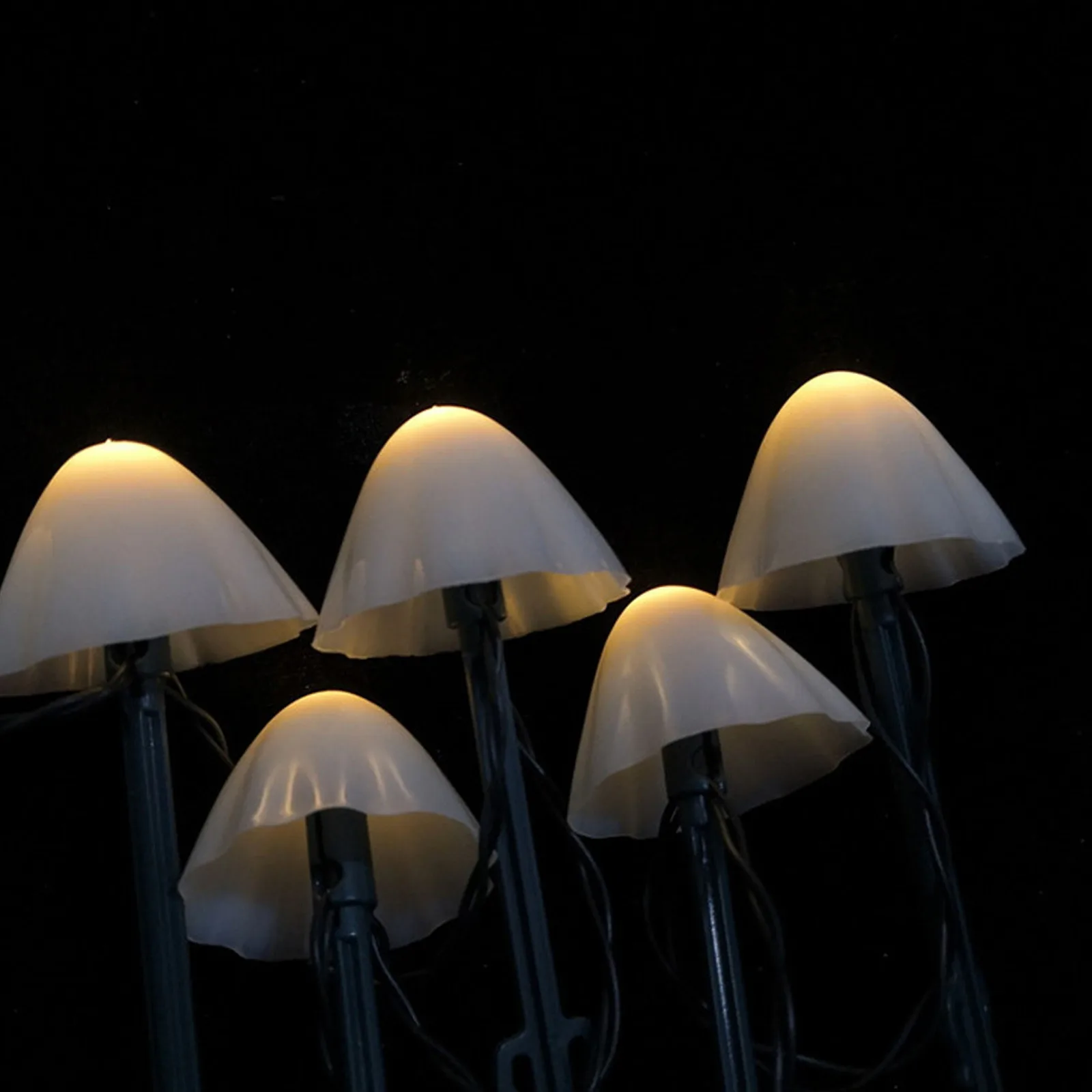 

Outdoor Solar String Mini Mushrooms Lights 8 Modes Garden Patio Yard Landscape