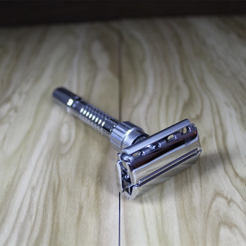 New Adjustable Double Edge Razor Classic Men Shaving Safety Razors Zinc Alloy Manual Shaver with Travel Box | Красота и здоровье