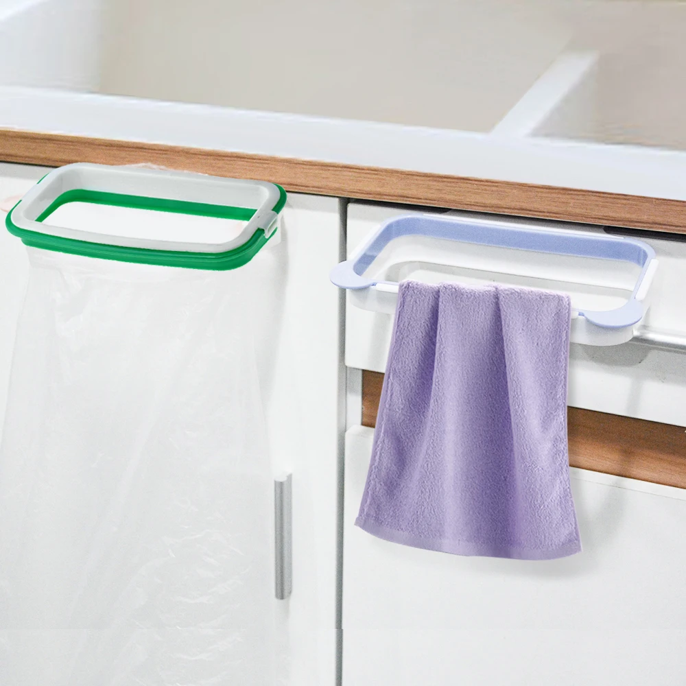 Hangable кухня домашние задняя дверь шкафа корзина для мусора кронштейн мусорная