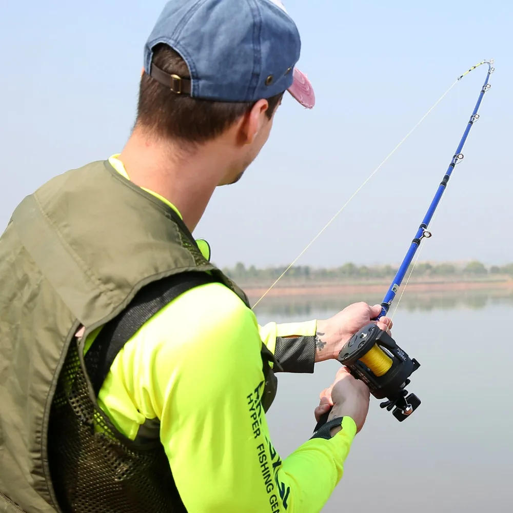 Sougayilang Saltwater Fishing Reels TSSD 3000L-4000L Trolling Drum Reel Right Hand Black Sea Fish | Спорт и развлечения