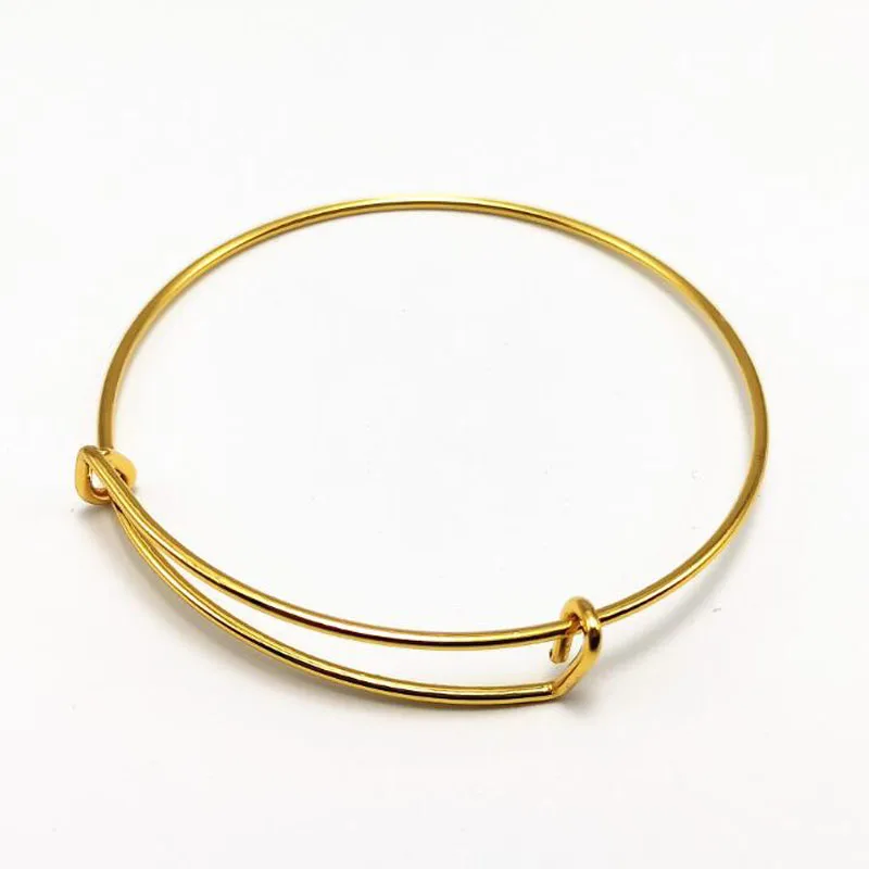 

Simple Fashion Popular Push-Pull Bracelet diy Hanging Charm Retractable Bangles Adjustable Alex Steel Wire Bracelet Female