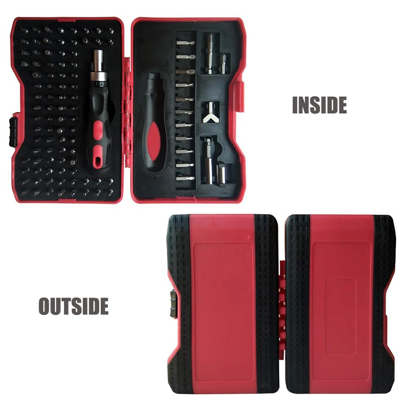 KINDLOV Screwdriver Set CR-V Parafusadeira Precision 101 In 1 Ratchet Screw Driver Magnetic Hex Torx Phillips Bit Kit Hand Tools |