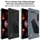 Противоударный чехол для Asus ROG Game Phone 5 5s Pro IMAK, мягкий матовый чехол из ТПУ, с подушкой безопасности, серого и черного цвета