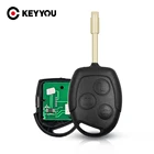 KEYYOU 3 кнопки 433 Мгц дистанционный ключ для Ford Mondeo Fiesta Focus Ka Transit