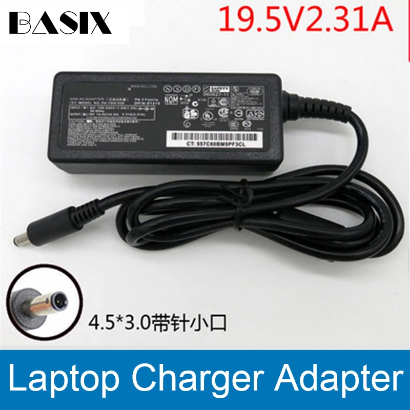 Basix 19 5 V 2.31A 45W Ноутбук Ac зарядное устройство адаптер питания для DELL XPS 12/13 ультрабук
