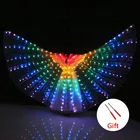 Крылья для Танцев Живота со светодиодной подсветкой, светящиеся, для танцев на Хэллоуин