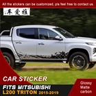 Автомобильная наклейка, подходящая для mitsubishi l200 triton 2006-2015, боковая грязь, Стайлинг, графическая виниловая Модифицированная декоративная наклейка для автомобиля