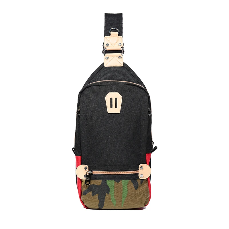 

Men's Casual Waist Bag Men's Messenger Bag Casual Korean Style Hip-Hop Fashion Canvas Small Chest Bag Shoulder Bag Chest Bag
