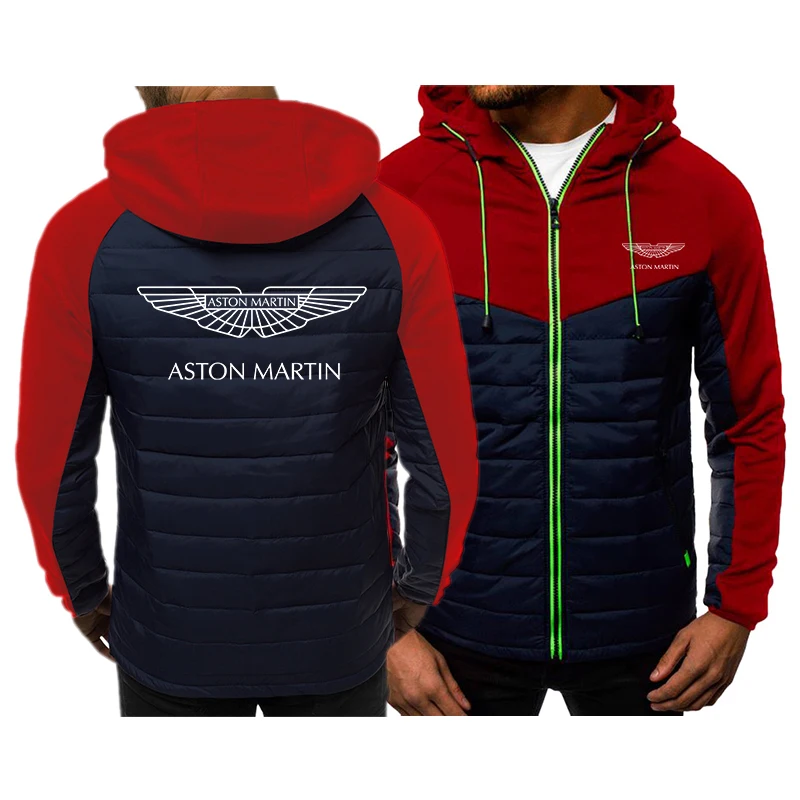 

Aston Martin Car Letter Printing New Men Pullover Casual Track Field Sportswear Hoodie Jogging Zipper Shirt Hoodie Sweatshirt