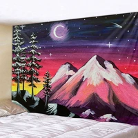 sun and moon landscape big tapestry psychedelic landscape wall hanging bohemian living room bedroom wall decoration yoga mat