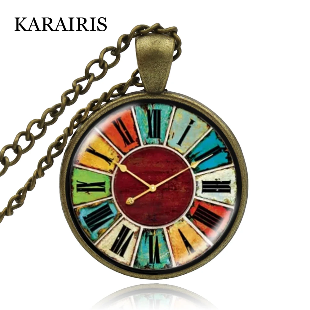 Новинка карманные часы KARAIRIS ручной работы для самостоятельной сборки ожерелья в
