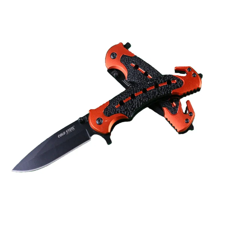 

Folding Knife Cold Steel 216 7cr17 Sharp Blade Sheet Steel +Aluminum Handle Tactical Outdoor Hunt And Camp EDC Tool Gift For Men
