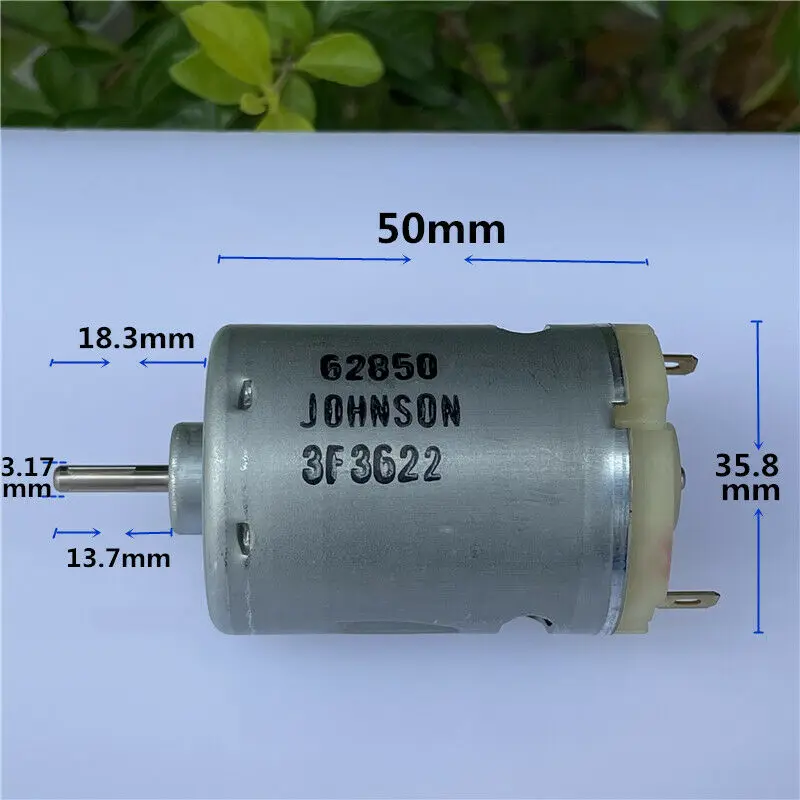 JOHNSON 62850 RS-540 угольные щетки двигателя постоянного тока 3V- 6V 34800 об/мин высокого