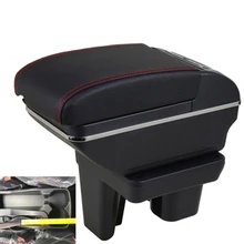For Toyota Hilux armrest box central Store content box with cup holder ashtray USB Hilux armrests box