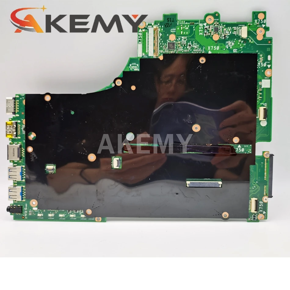 Akemy Материнская плата ASUS X750JA X750JB A750JA K750J K750JA X750J ноутбук материнская 100% тесты OK W/