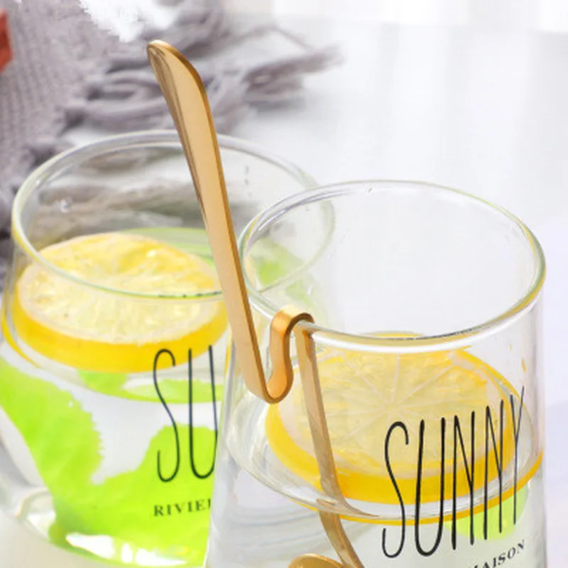 1 шт. Кофе ложка меда Форма Творческий Чай/Кофе чашки подвесной набор ложек и 304