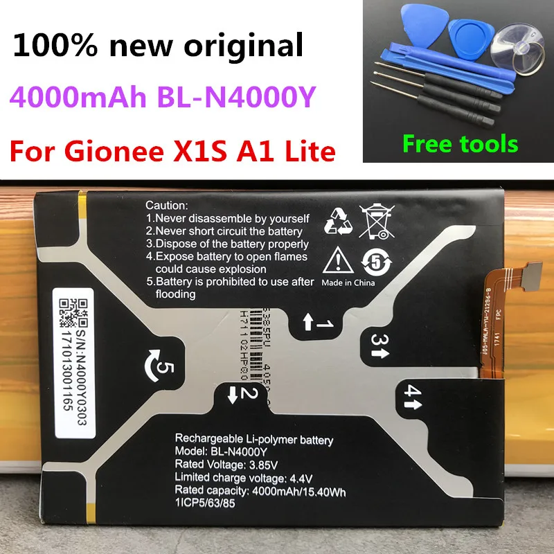 Runboss оригинальная качественная батарея 3 85 V 4000mAh Для Gionee BL-N4000Y | Мобильные телефоны