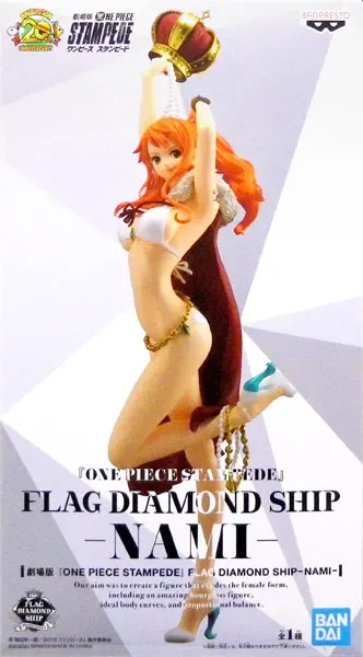 Коллекционная Фигурка PrettyAngel флаг Banpresto алмазный корабль/FDS ONE PIECE STAMPEDE NAMI | Игрушки
