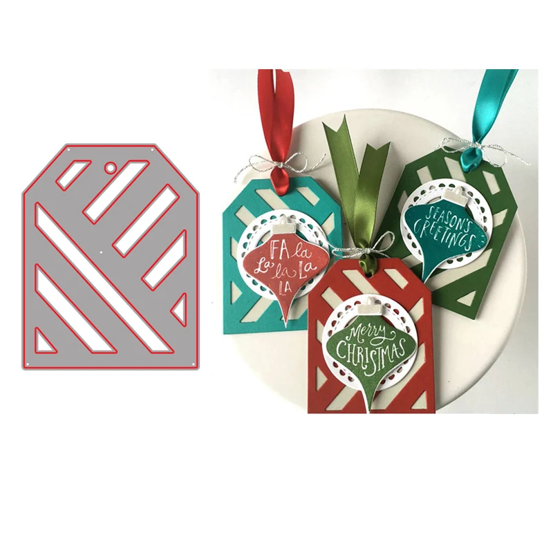 Полосатые метки слойные металлические штампы трафарет для сделай сам