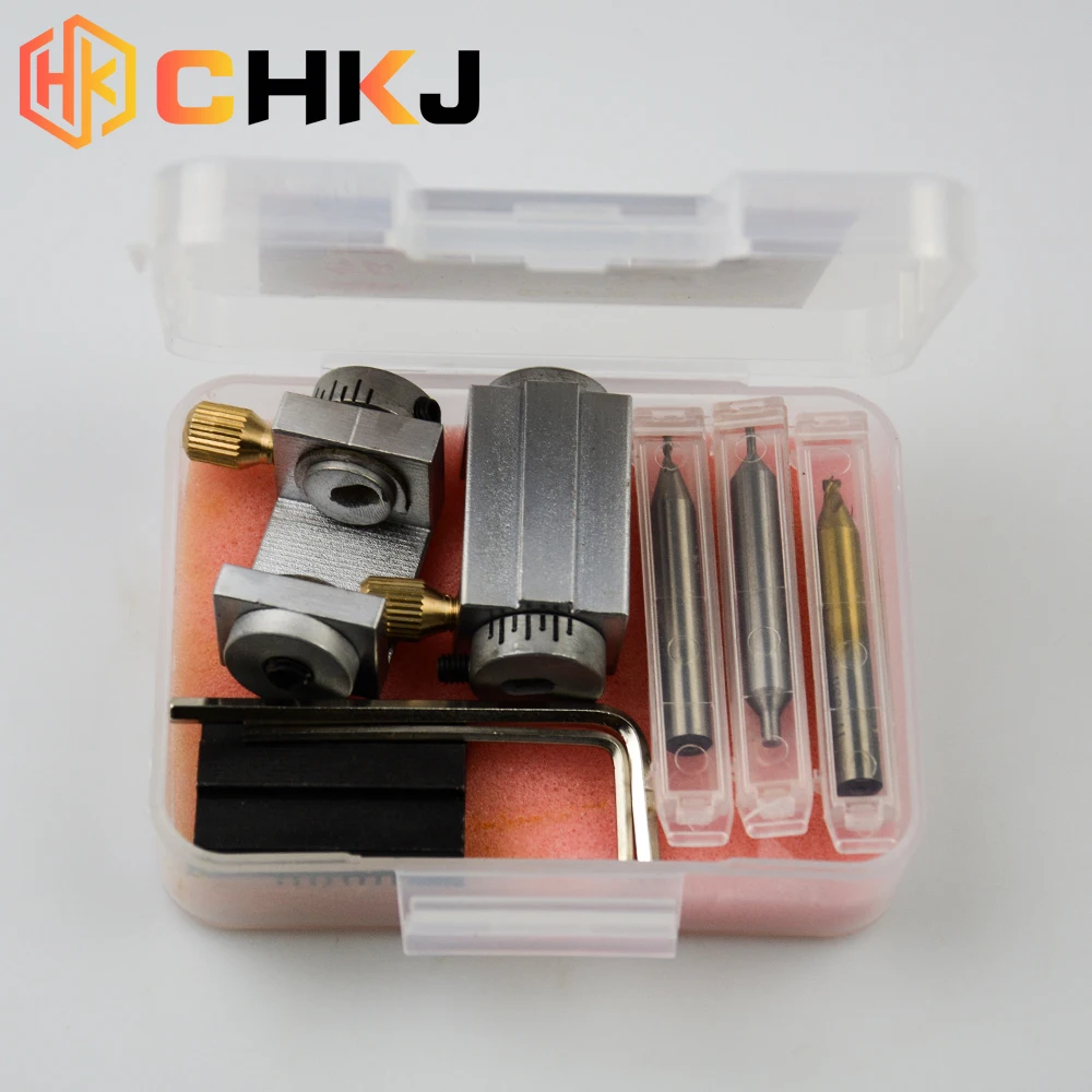 CHKJ For Ford Mondeo Jaguar Key for Duplicating Copy Machine Accessories Car Key Cutting Machine Fixture Clamp Locksmith Tools