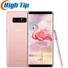 Оригинальный разблокированный сотовый телефон Samsung Galaxy Note8 Note 8 N950U N950F LTE, Восьмиядерный, экран 6,3 дюйма, двойная камера 12 МП, 6 ГБ ОЗУ 64 Гб ПЗУ, Snapdragon 835