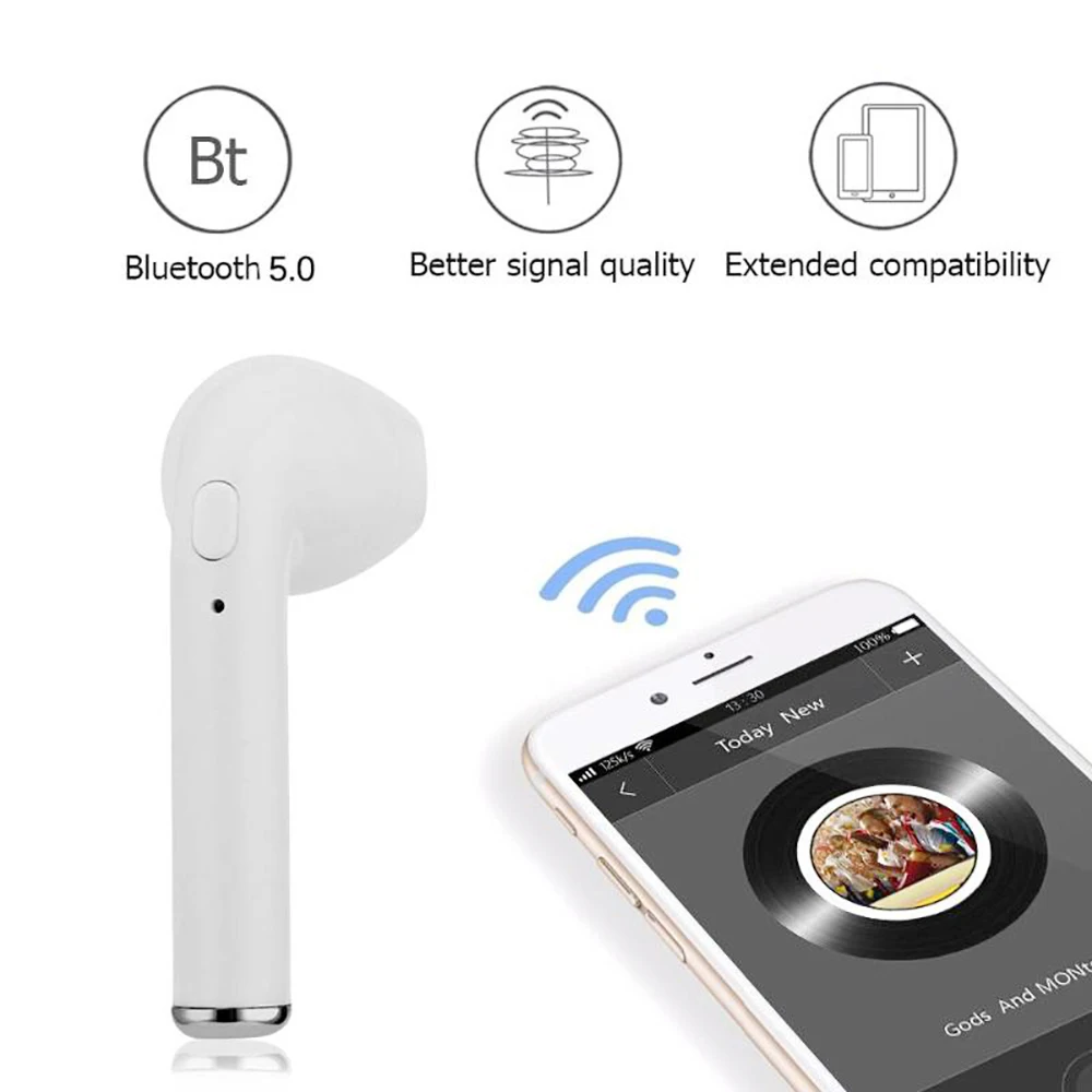 I9S TWS Bluetooth наушники 5,0 спортивные наушники-вкладыши Handsfree True беспроводные наушники Беспроводная гарнитура Bluetooth телефон