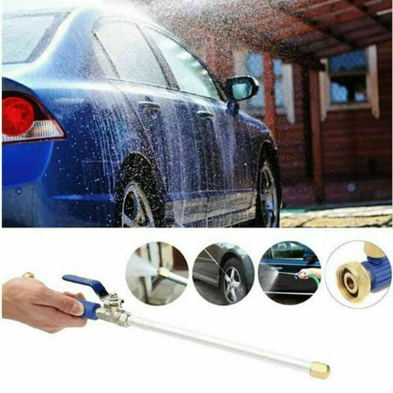 

2 in 1 Water Spraying Tool Brass Power Washer Wand Nozzle Car Sidewalks