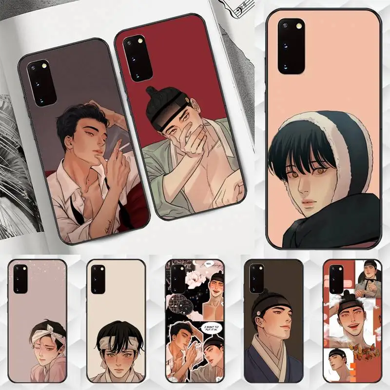 

Painter Anime the Night Phone Case TPU For Samsung S6 S7 S8 S9 S10 plus S20 S21 S30ultrs Fundas Cover coque